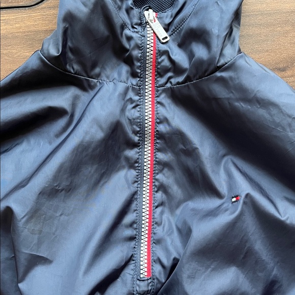 Bots Tommy Hilfiger navy blue water resistant pullover size 8/10 - Picture 9 of 9